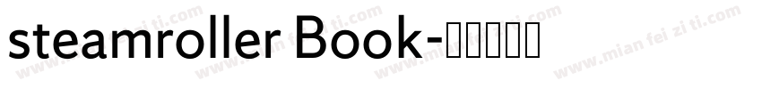 steamroller Book字体转换